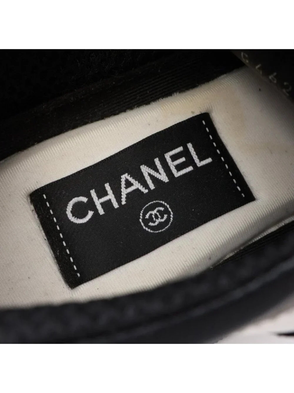 Chanel Sneakers Quilted Leather Suede